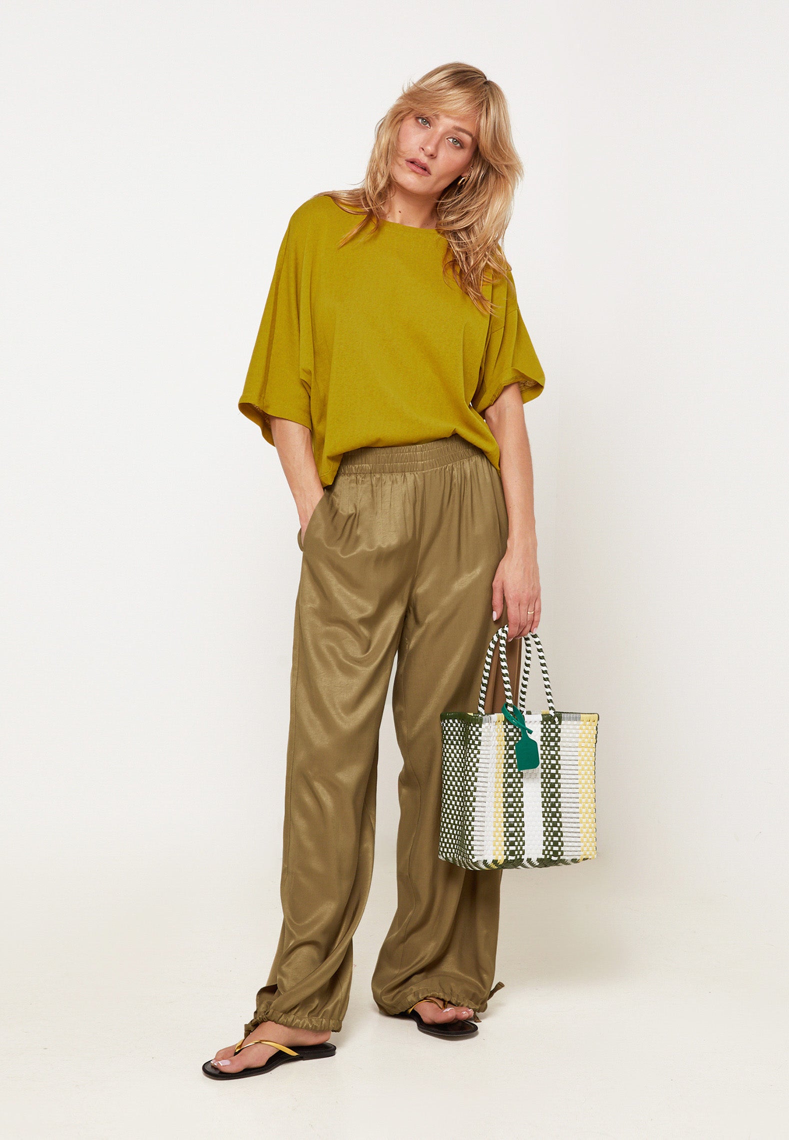 Pantalon fluide resseré en bas, RODIER