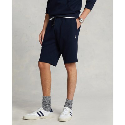 Double Knit Tech Shorts in Cotton Mix with Logo Embroidery POLO RALPH LAUREN