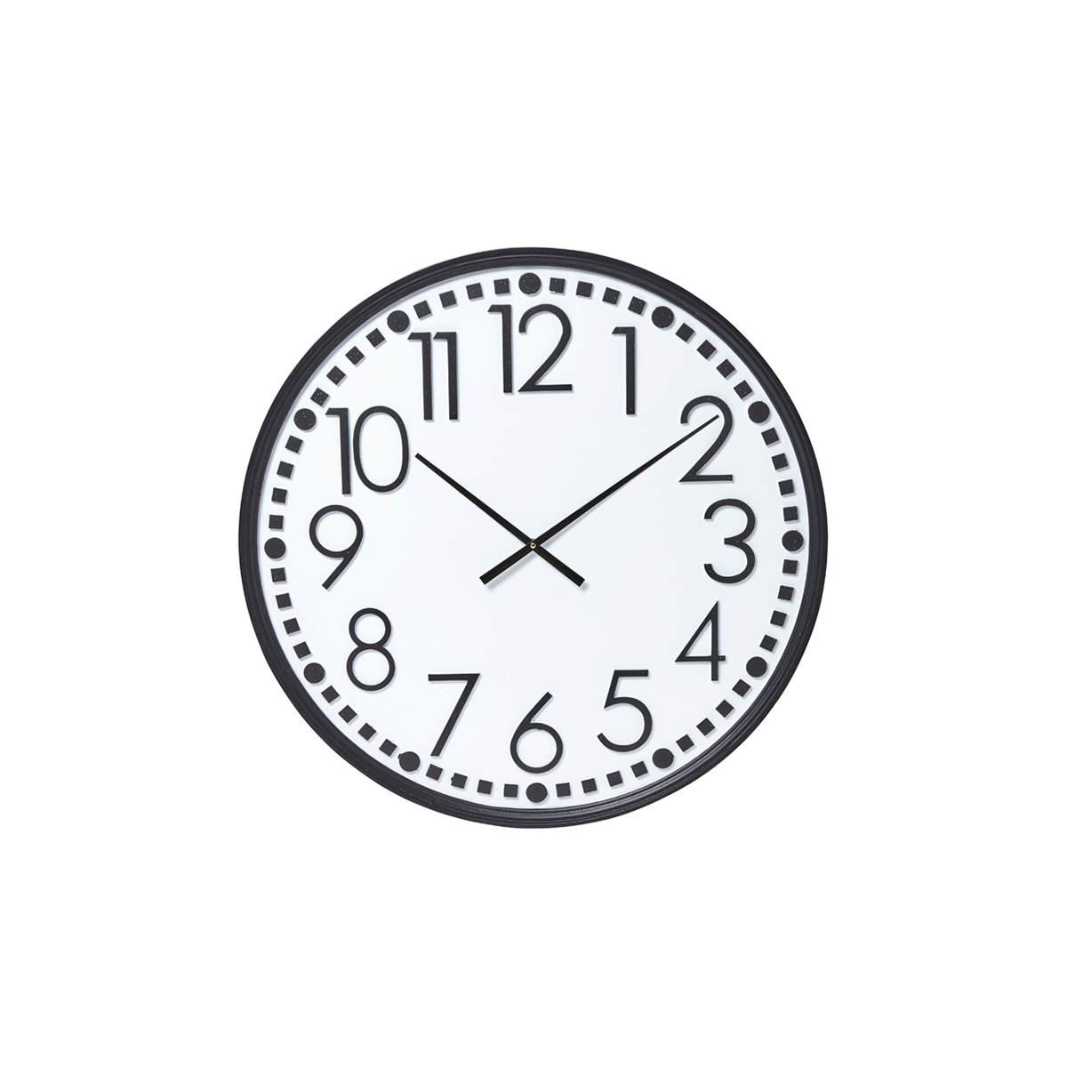 Horloge murale décorative en bois H80, SIA DECO