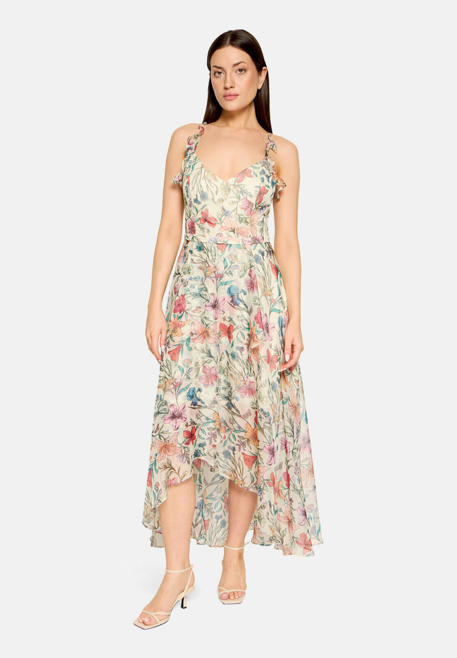 Robe de soirée à volant, VERA MONT