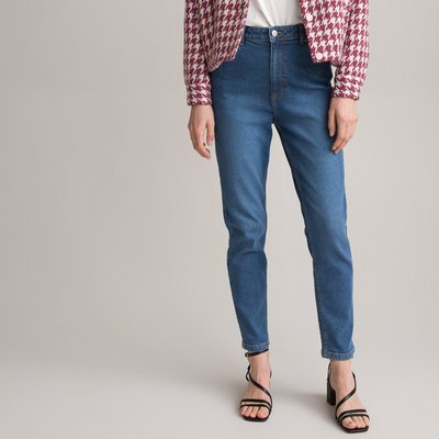 Mom jeans met hoge taille LA REDOUTE COLLECTIONS