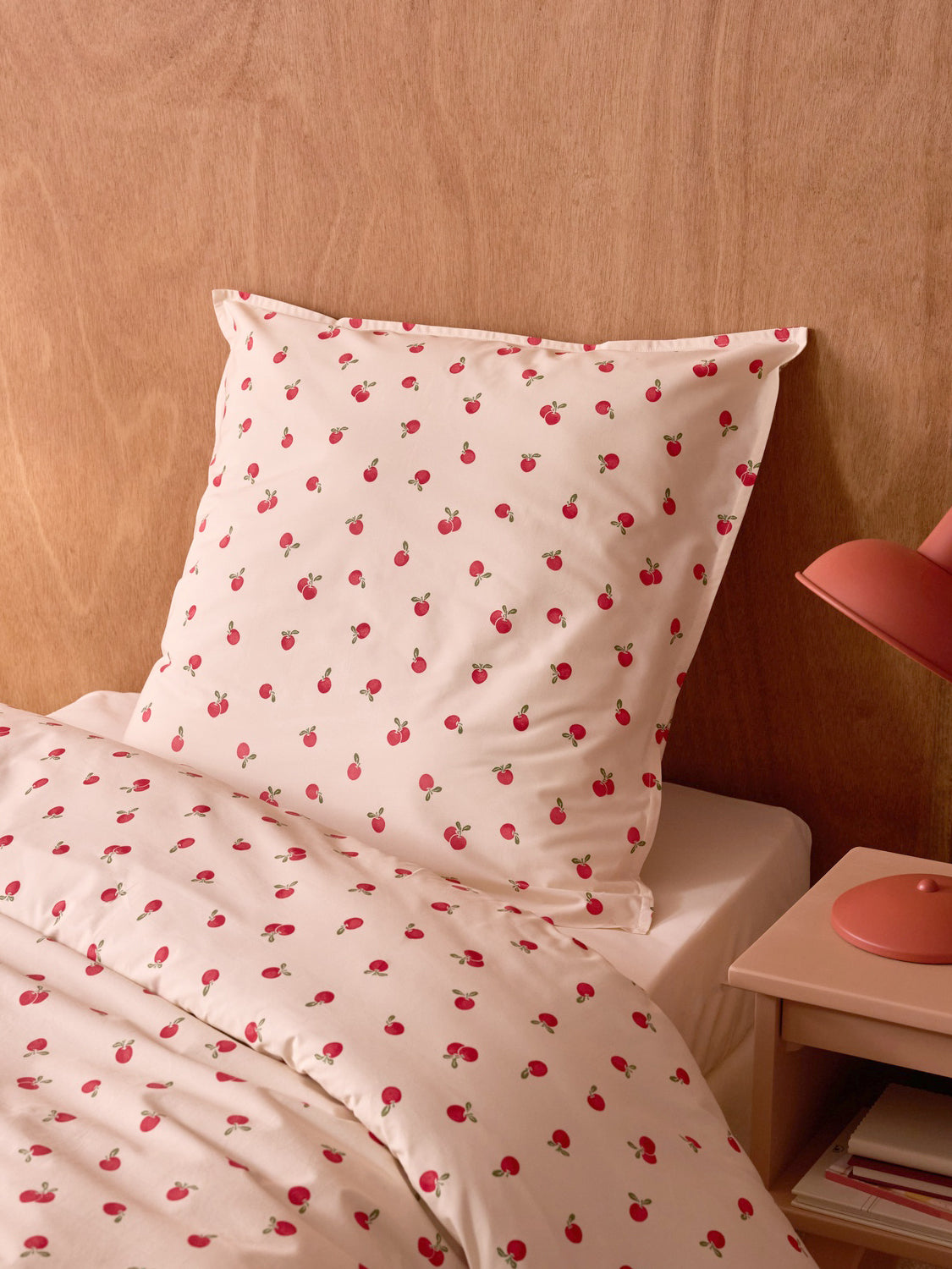 Taie d'oreiller percale de coton "Lady Apple", CYRILLUS
