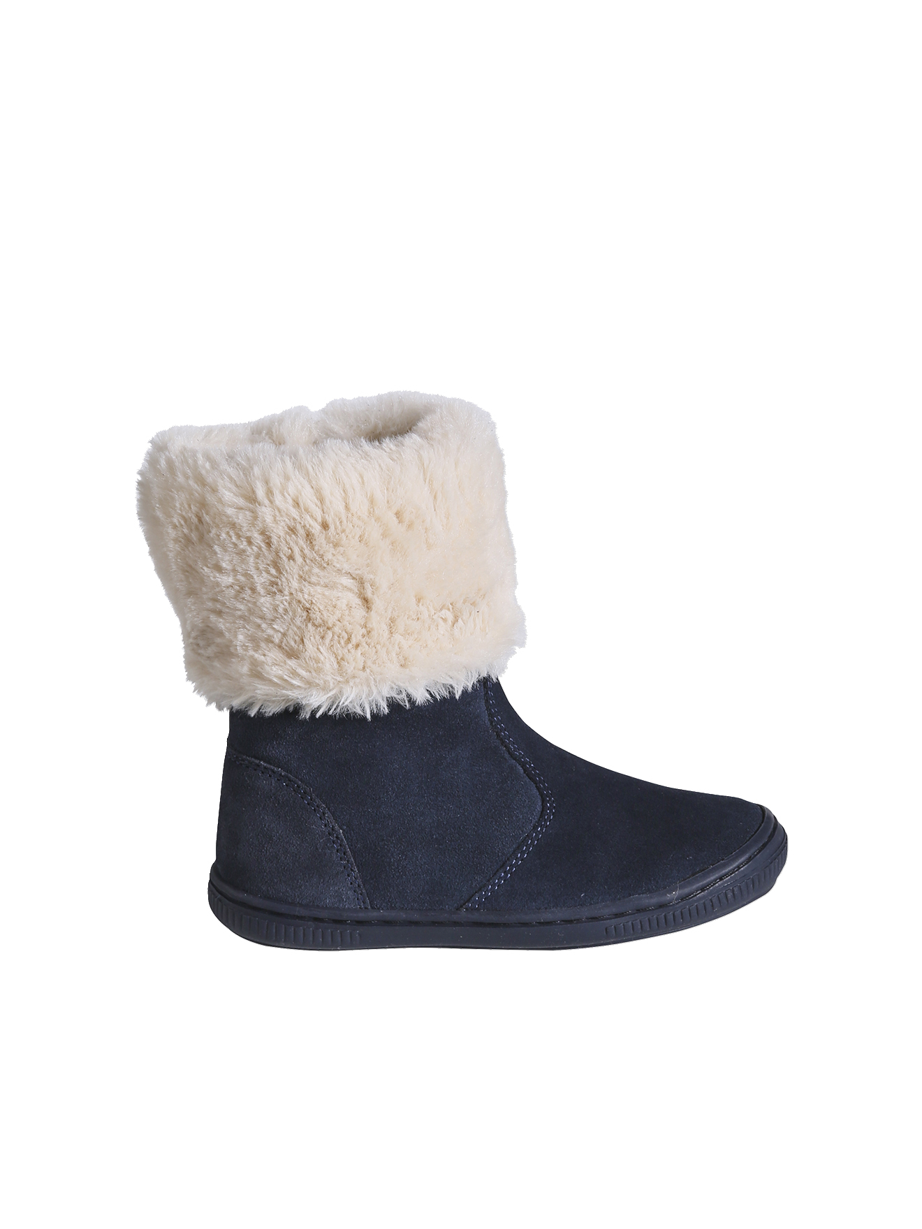 Boots montantes imitation fourrure, VERTBAUDET