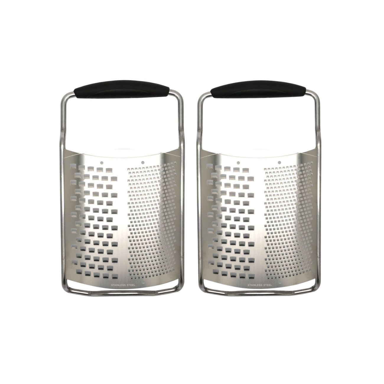 Set de 2 râpes à fromage en inox MULTIFONCTIONS, FACKELMANN