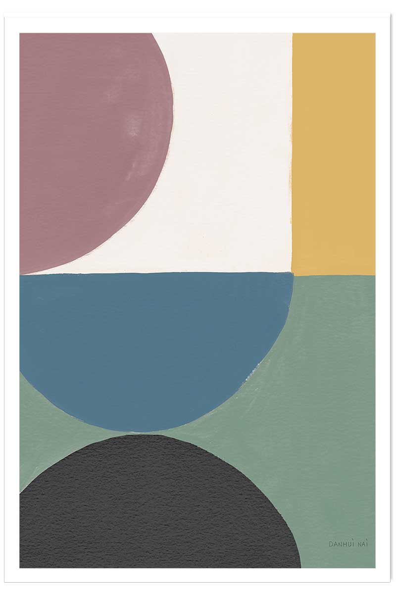 Affiche Retro coloré V, HEXOA