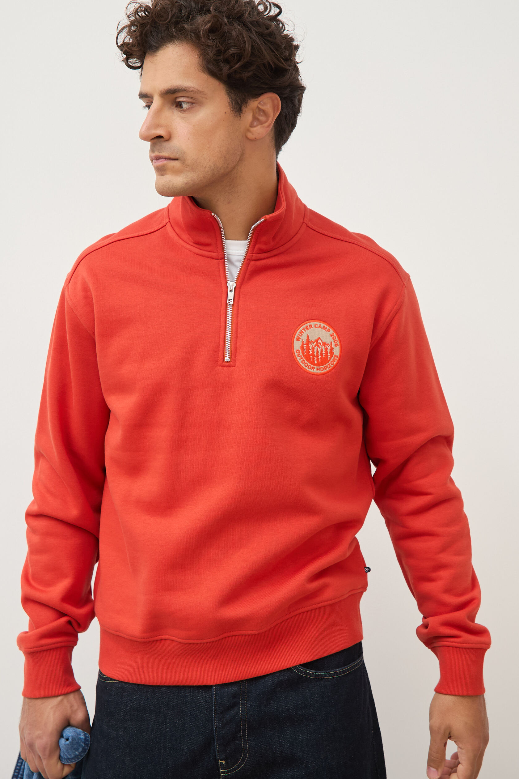Sweat col camionneur manches longues, BONOBO