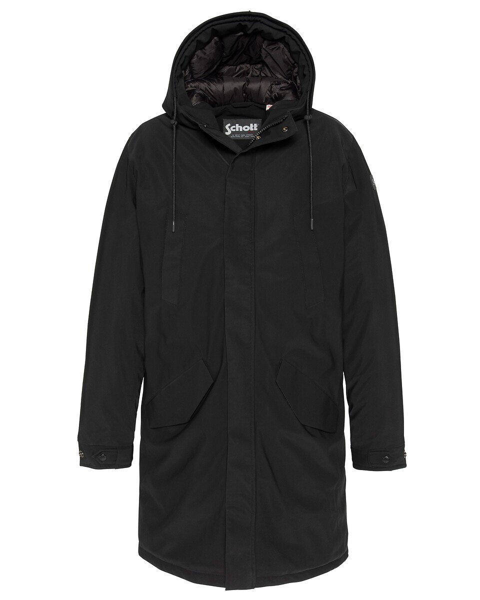 Parka à capuche, imperméable, CHASEN, SCHOTT