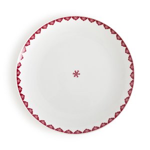 Lot de 4 assiettes plates en porcelaine, Flocani LA REDOUTE INTERIEURS image