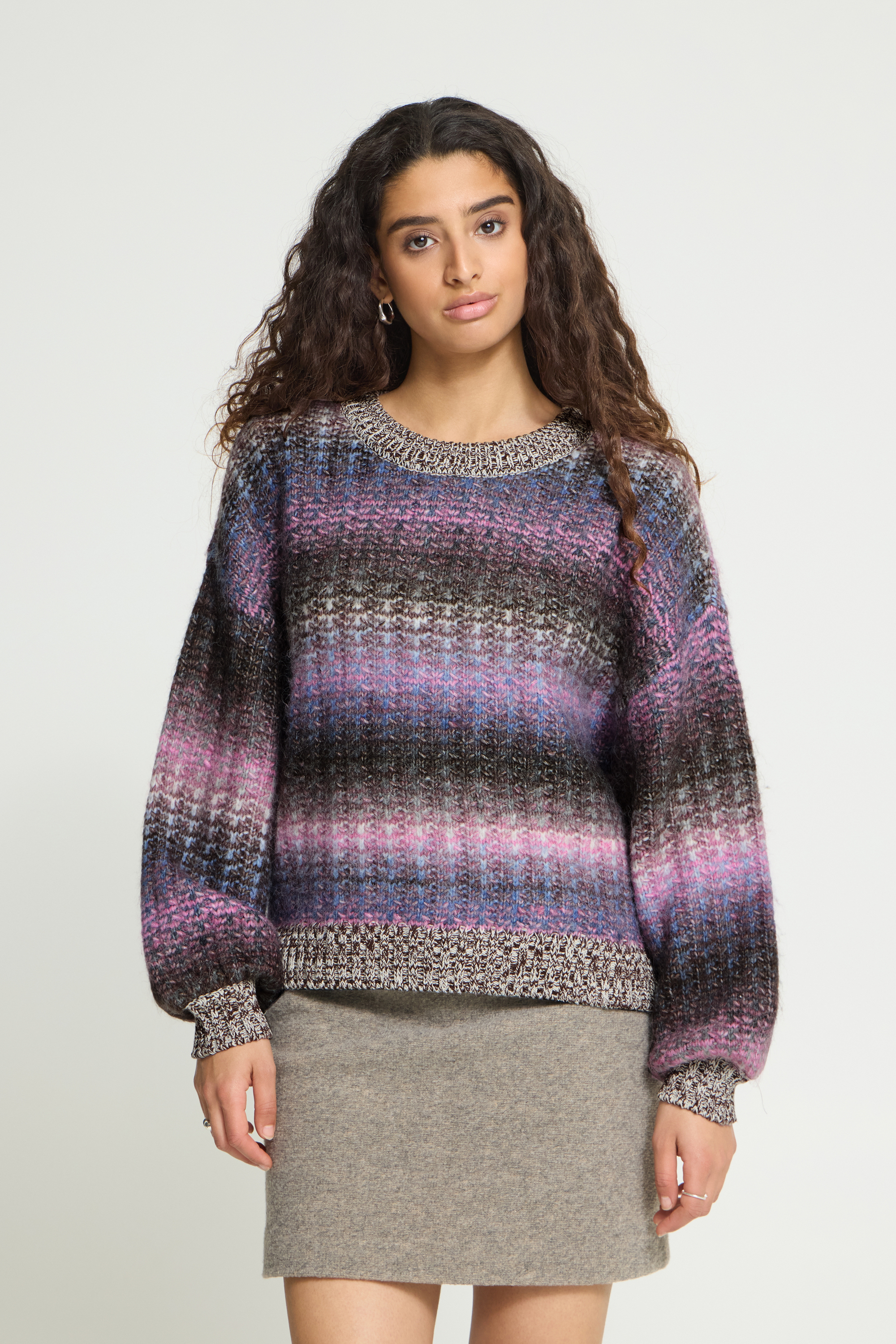 Pull en maille manches longues, ICHI
