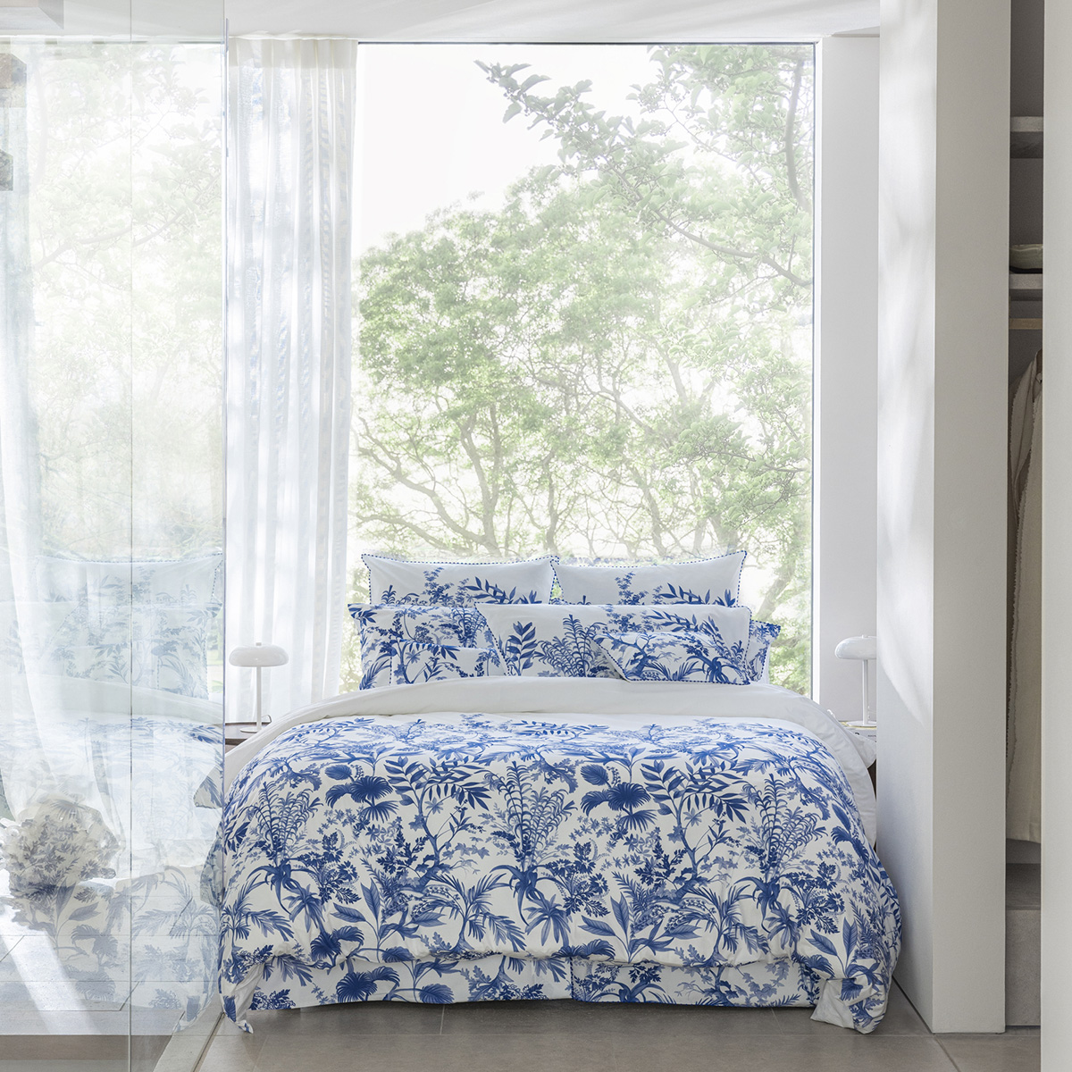 Housse de couette en Coton, JARDIN D'EDEN, LE JACQUARD FRANCAIS