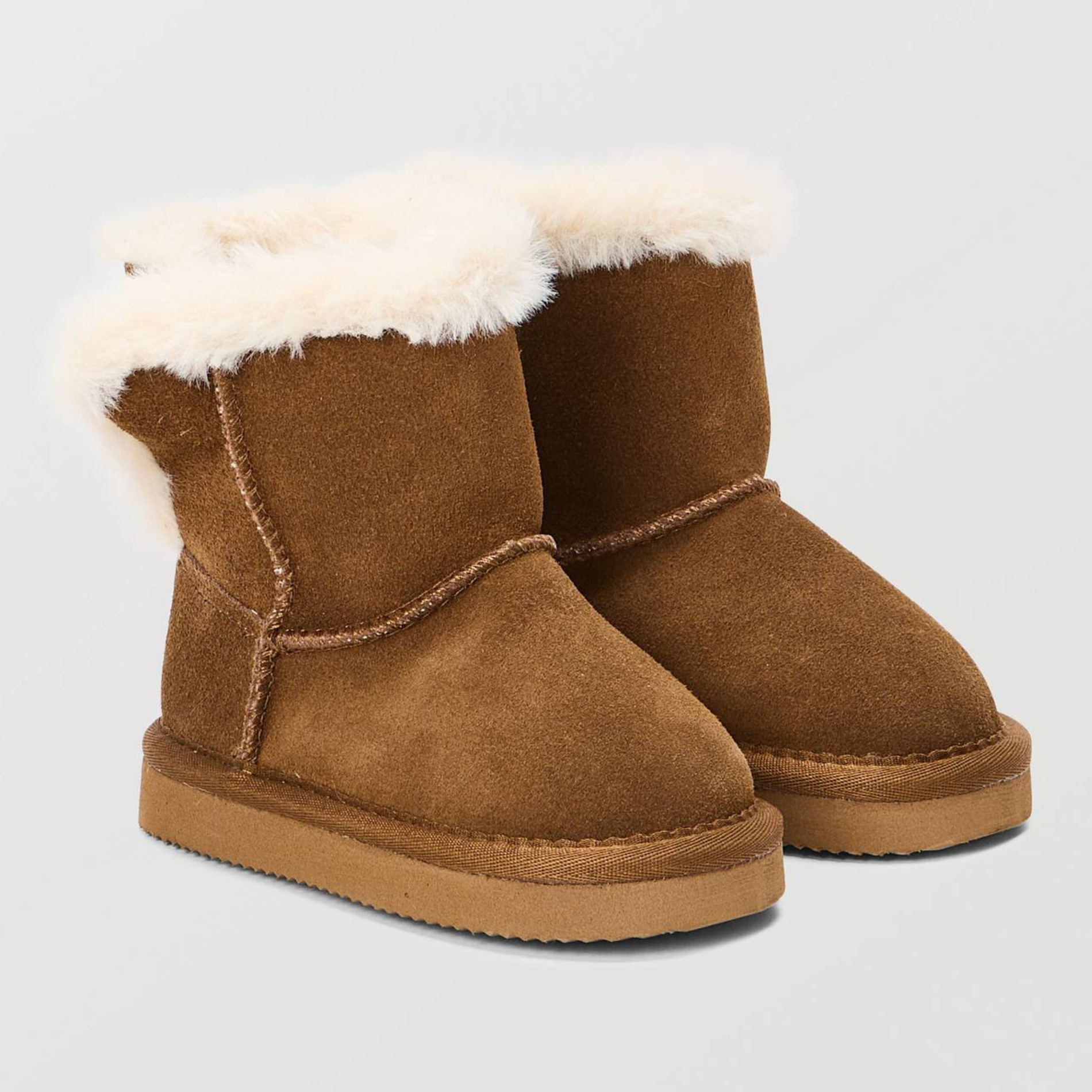 Bottines fourrées en cuir, BOUT'CHOU
