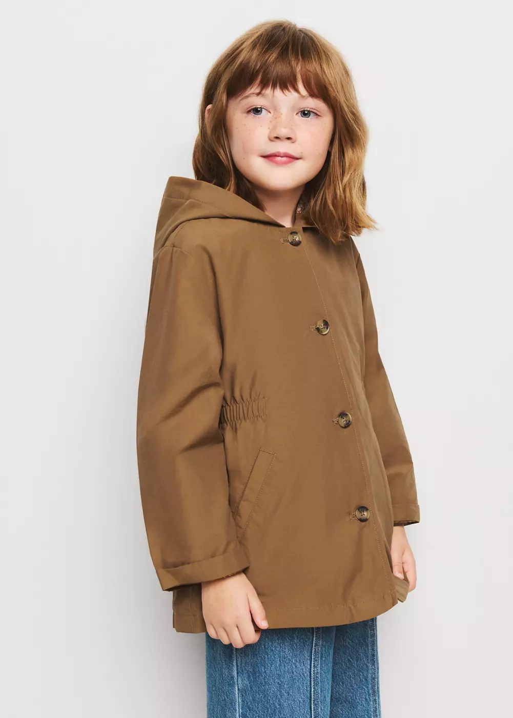 Trench taille froncée, MANGO BABY