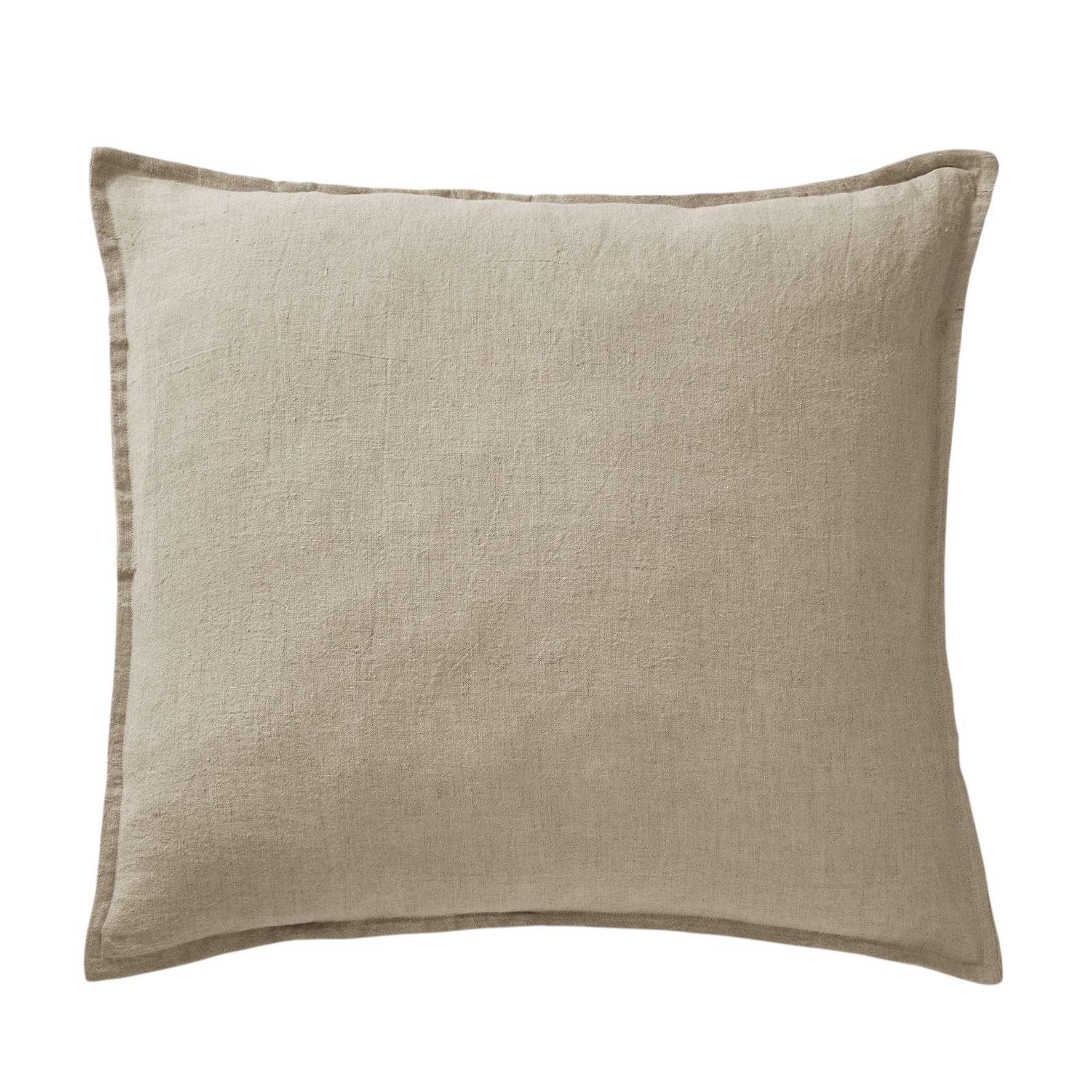 Taie oreiller Lin lave Soline 60 x 60 cm ardoise, EDEN