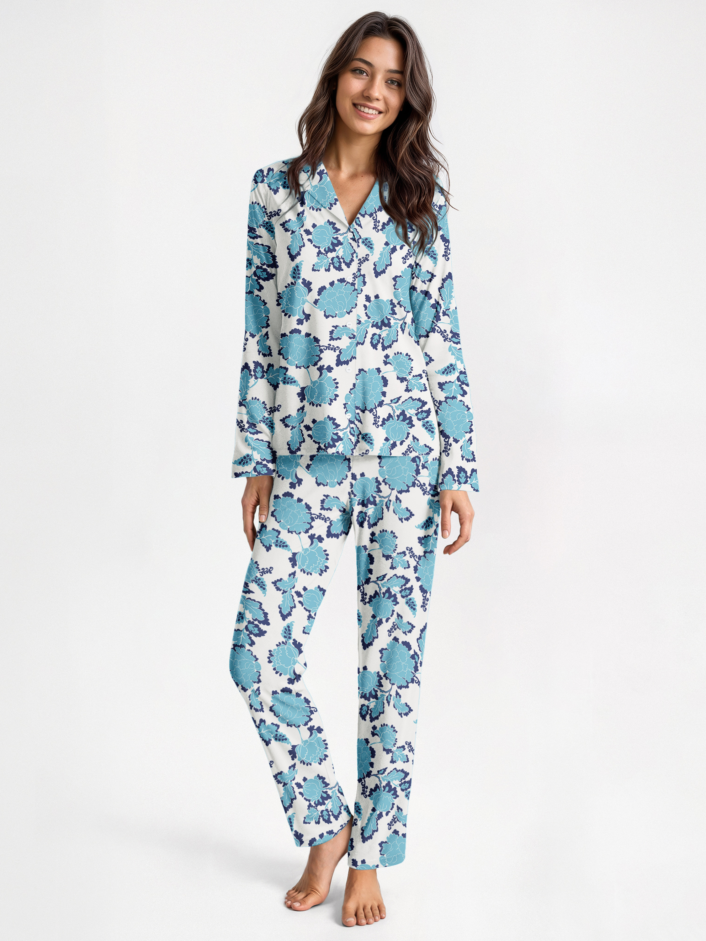 Pyjama manches longues Coton NIGHTWEAR XTRA, CALIDA