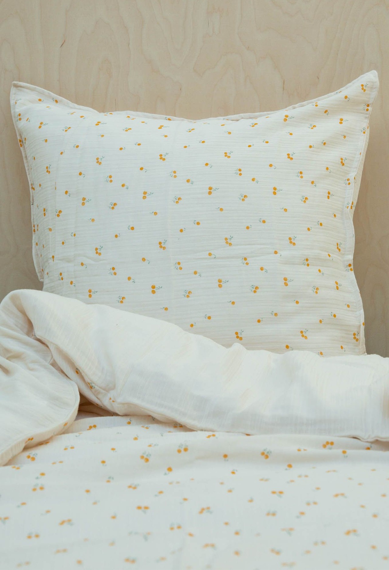 Parure de lit en gaze de coton, BLOSSOM, GABRIELLE PARIS