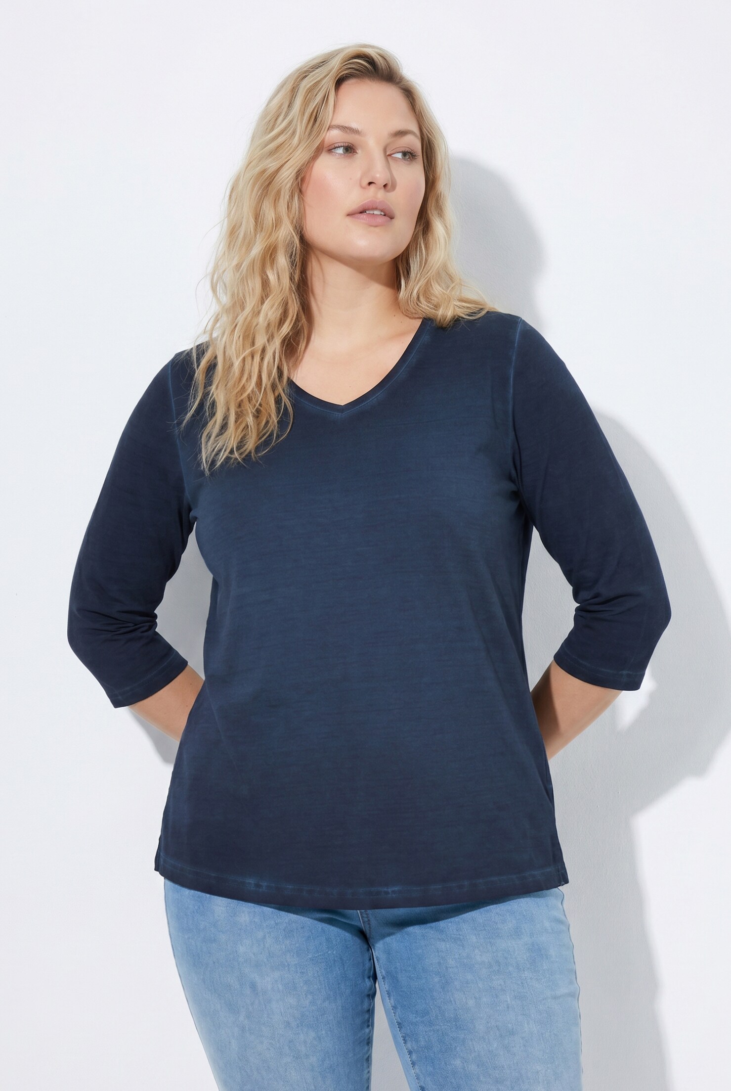T-shirt coupe Classic Fit, coutures claires, ULLA POPKEN