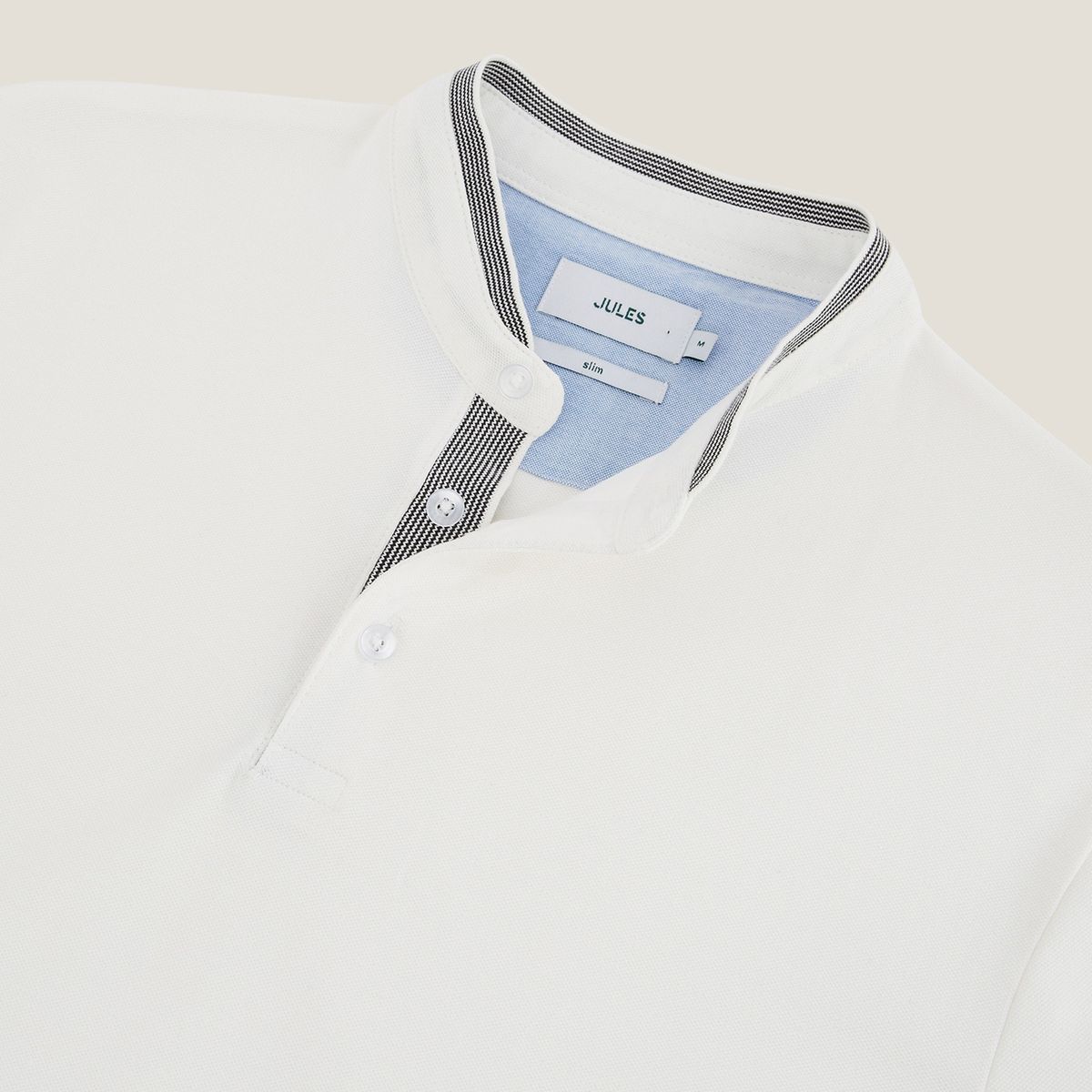 Polo Manches Courtes Piqu Col Mao