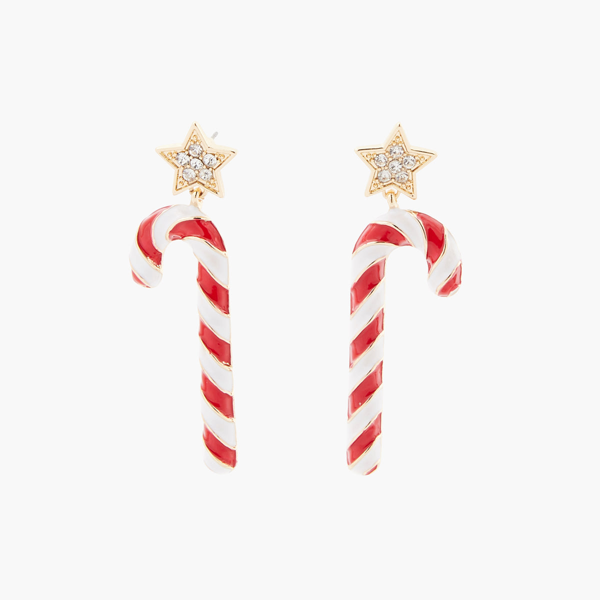Boucles d'oreilles Noël sucre d'orge, BALABOOSTE