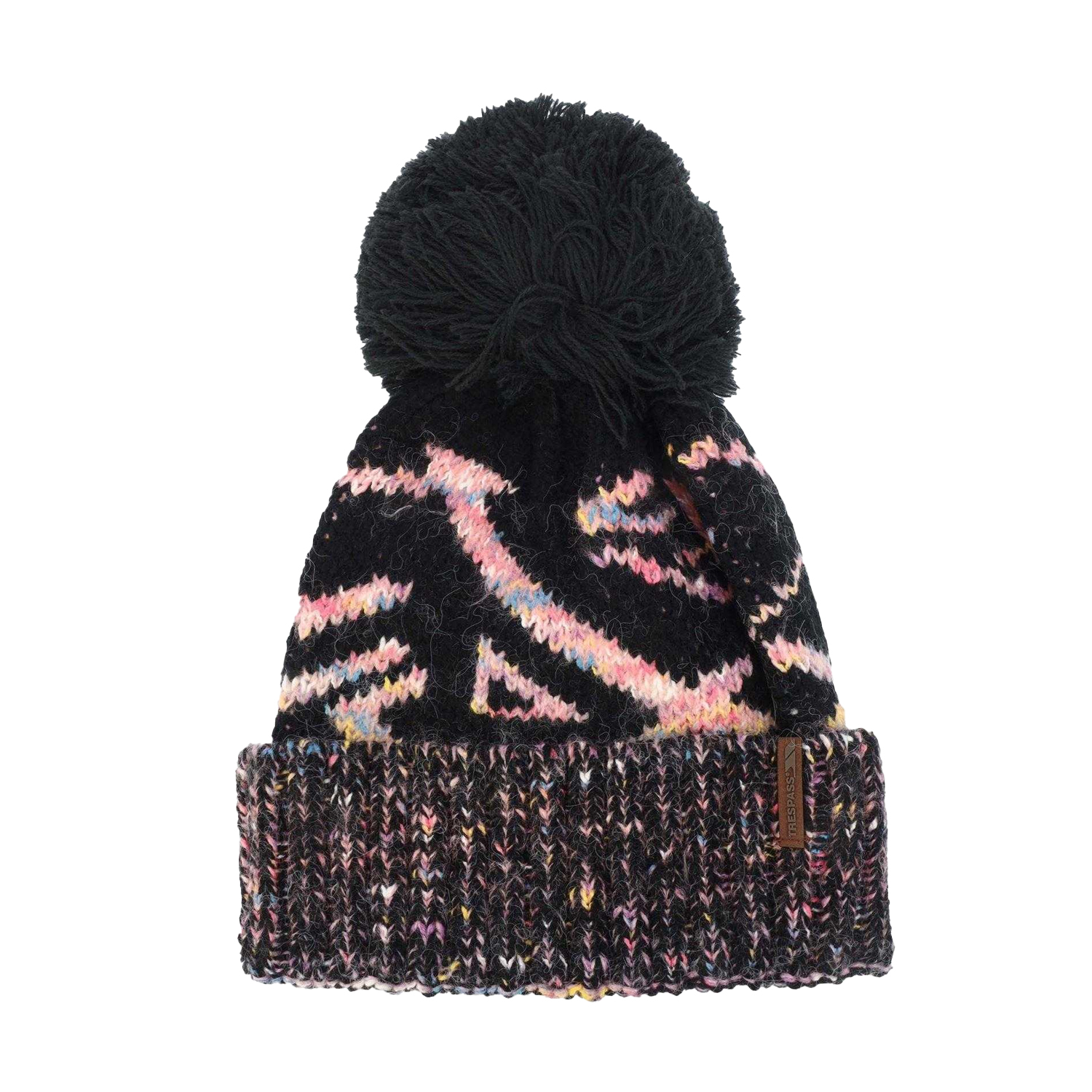 Bonnet à pompon motif/style blocs de couleurs DIANDRA, TRESPASS