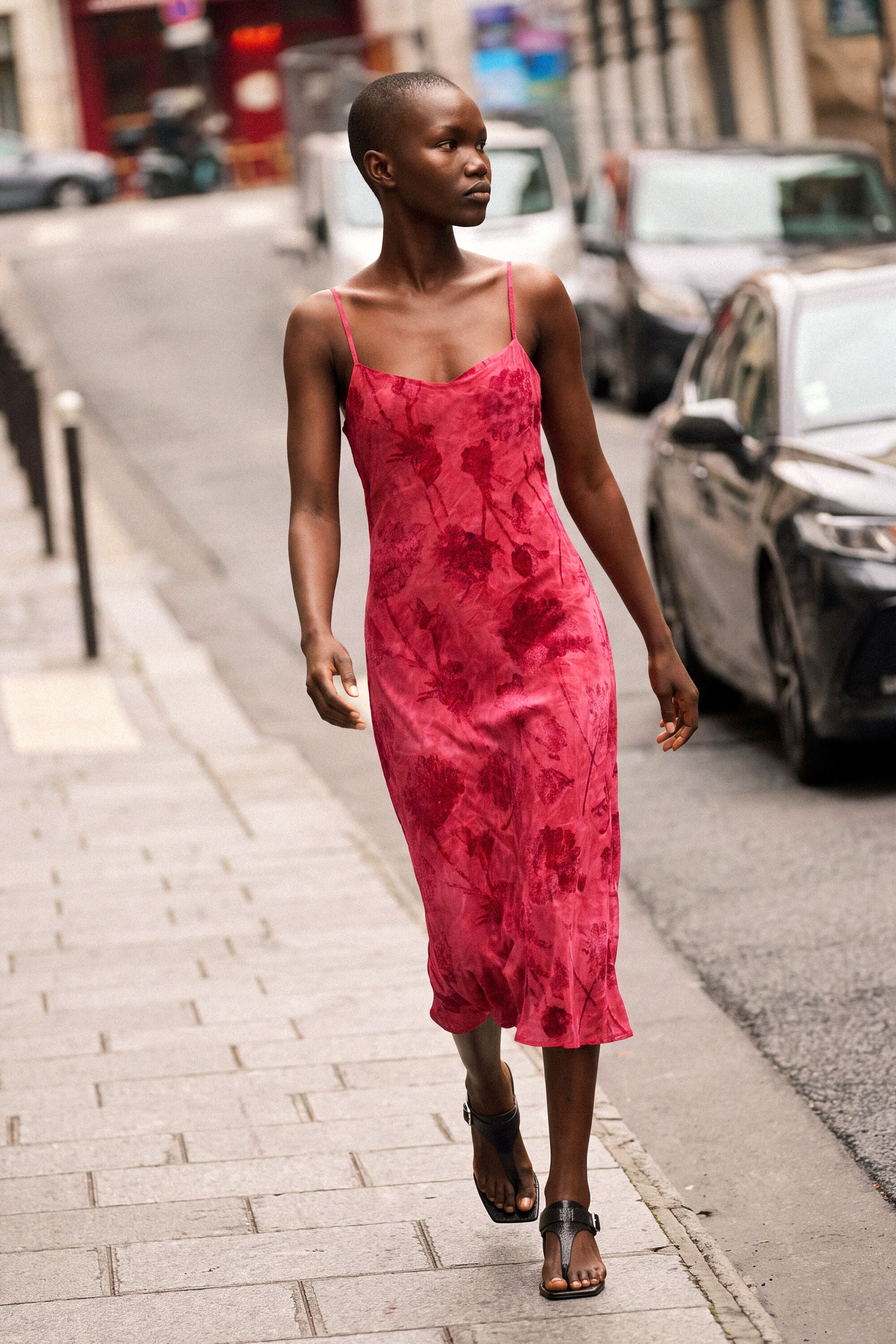 Robe à bretelles floquée, DESIGUAL