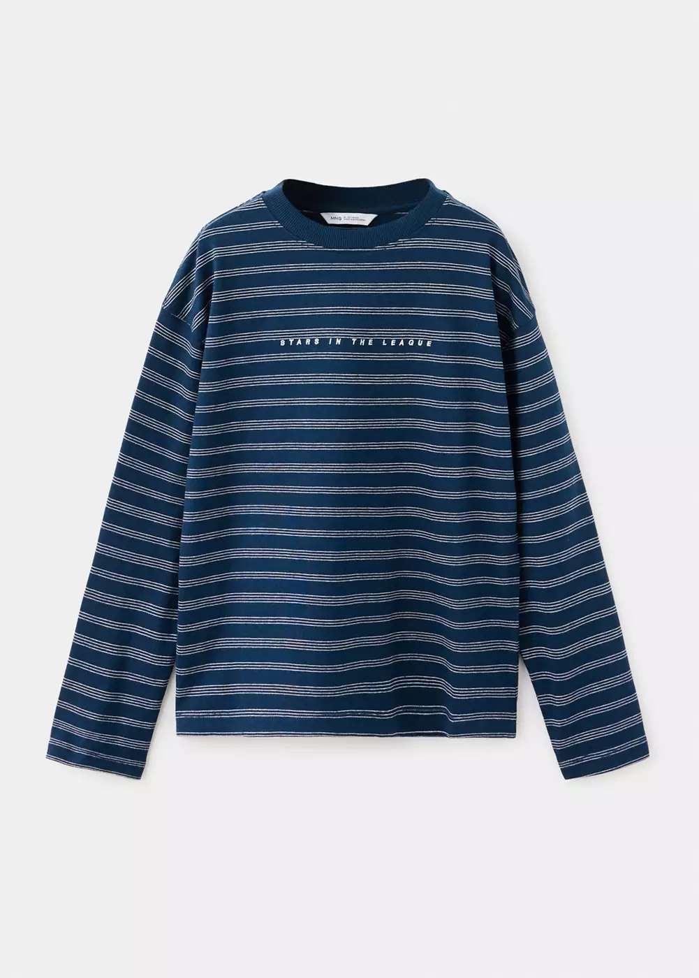 T-shirt oversize rayures, MANGO KIDS