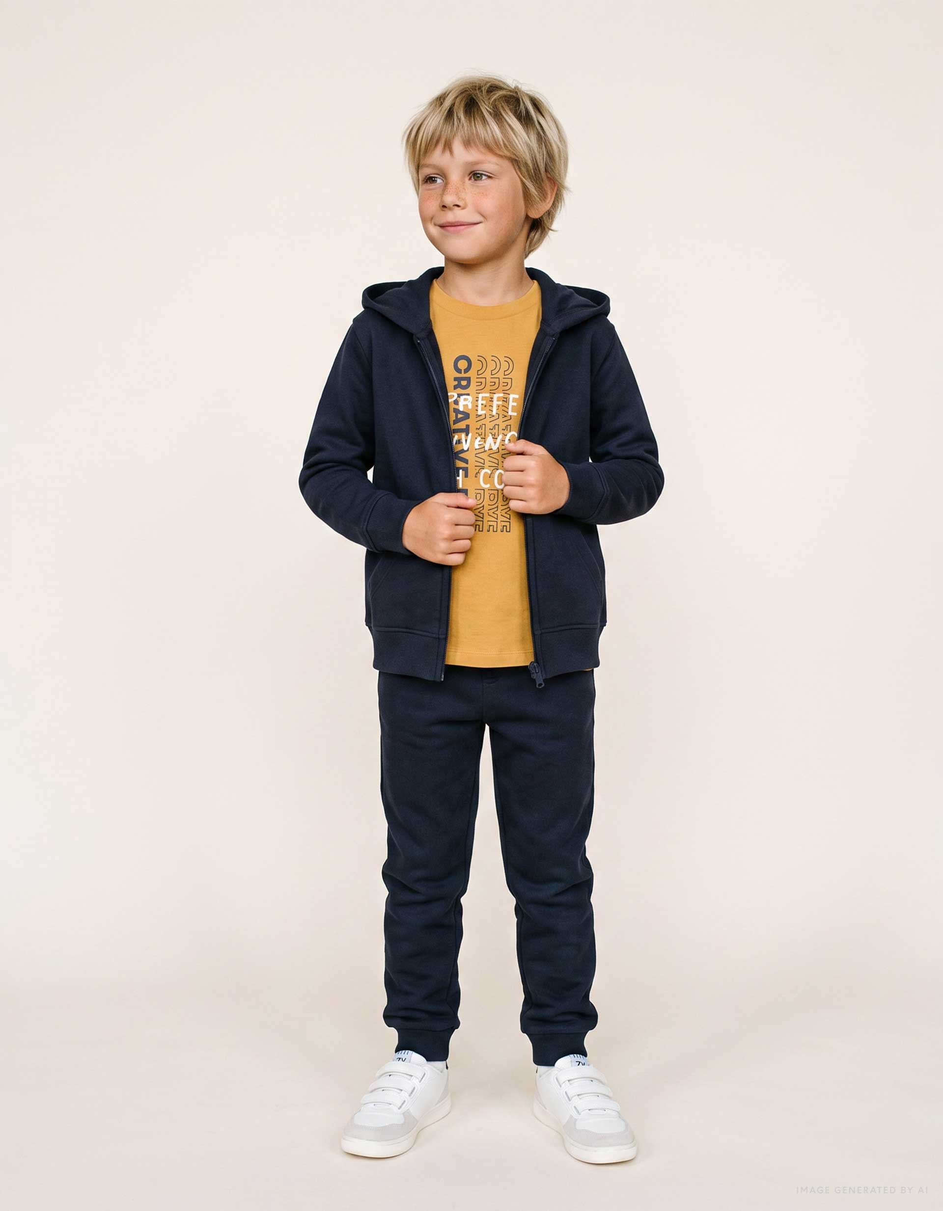 Ensemble de jogging 3 pièces en coton, ZIPPY