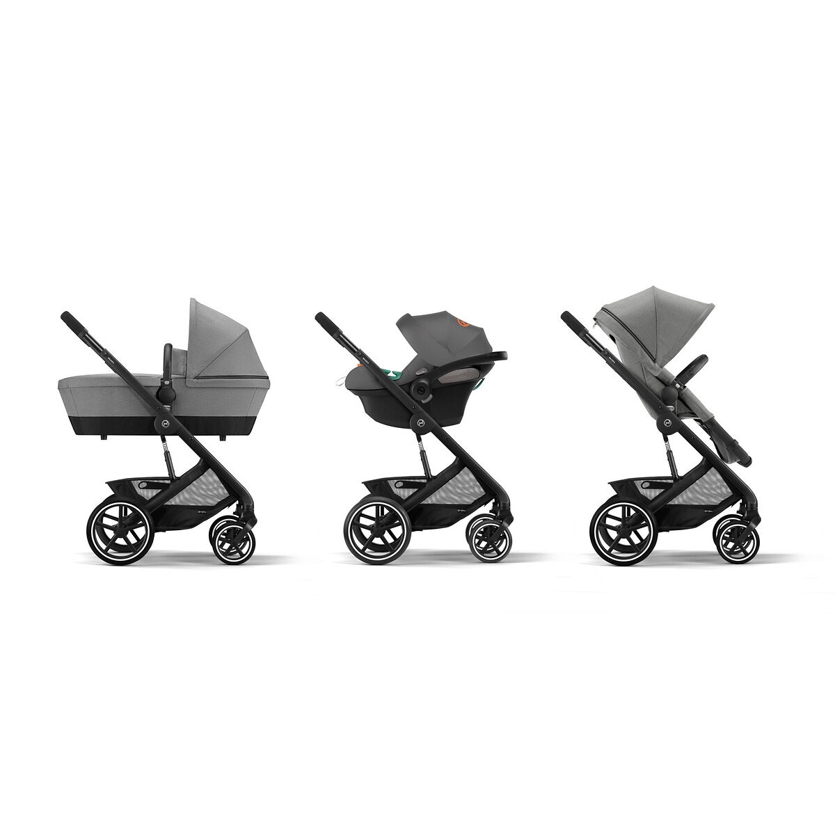 Poussette tout terrain balios s 2en1 noir Cybex