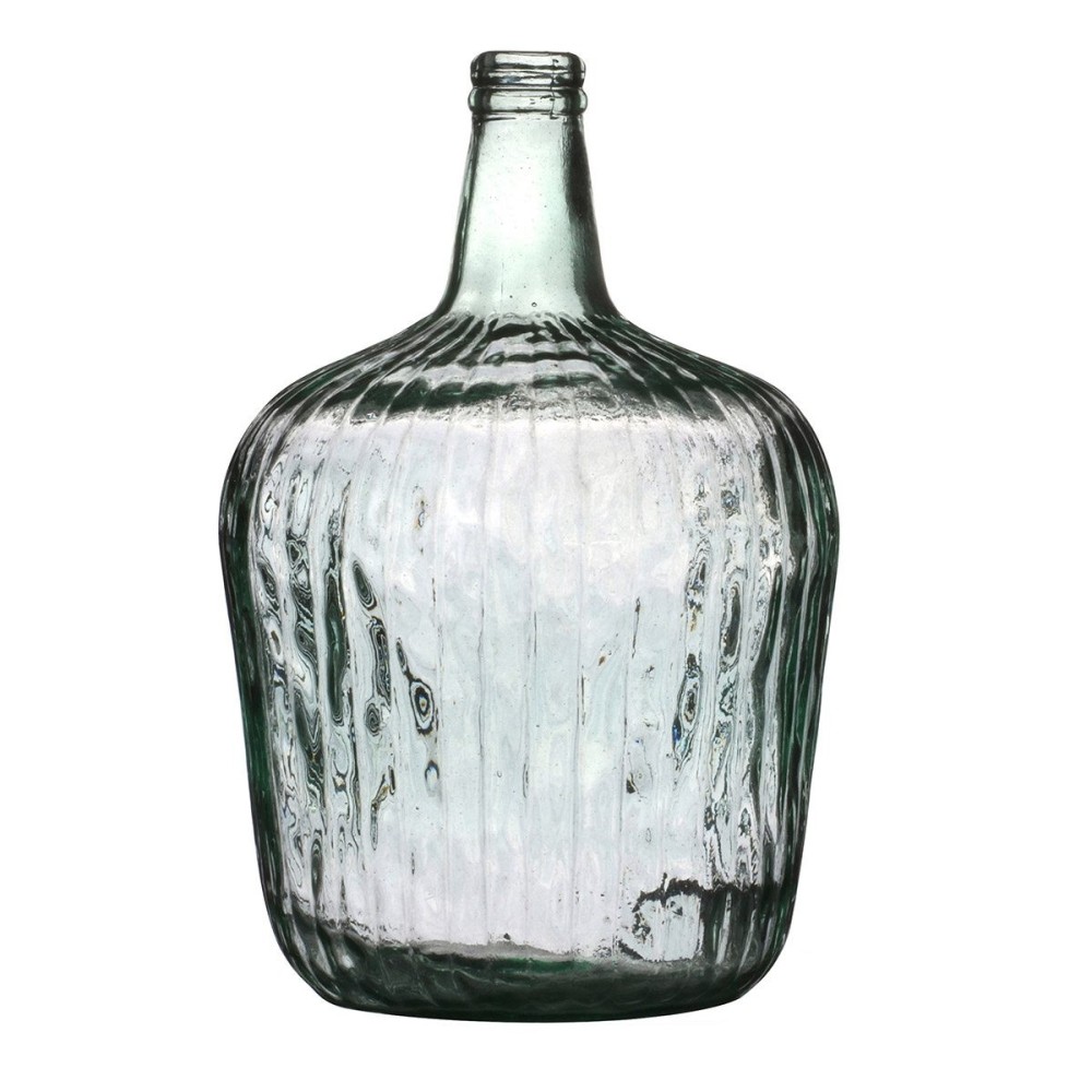 Vase dame Jeanne verre recyclé 16L Sahara, DECORATIE