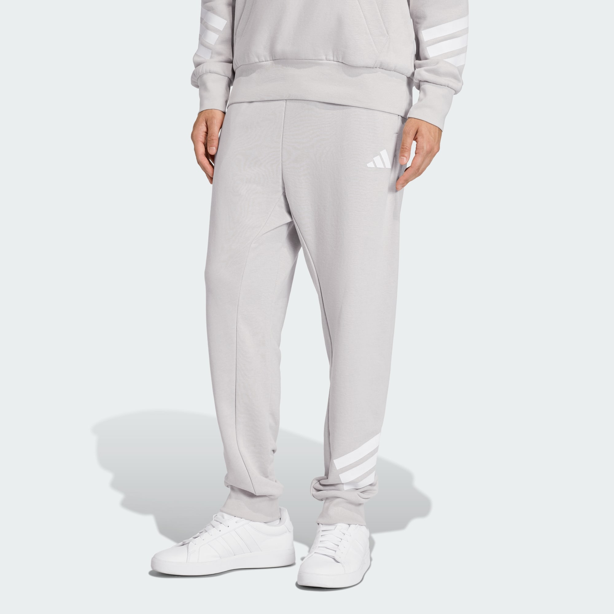 Pantalon 3 Bandes French Terry Adidas Hommes, ADIDAS SPORTSWEAR