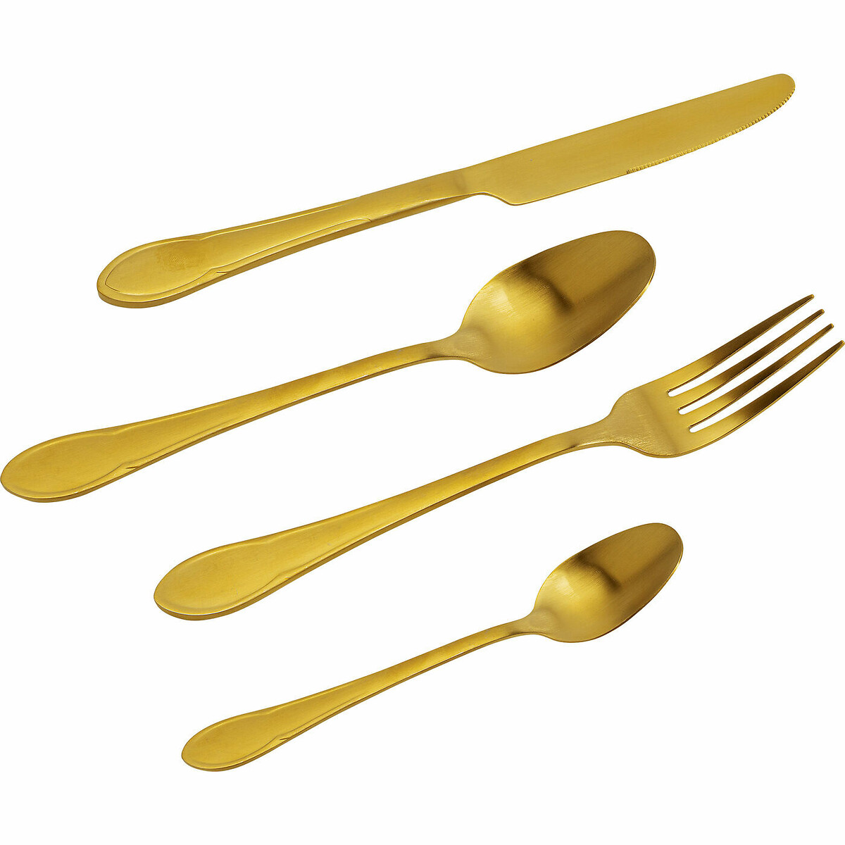 Besteck Cucina Gold Matt (16/tlg.), KARE DESIGN