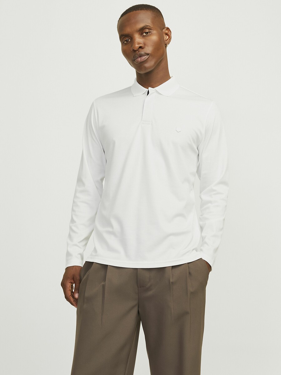 Polo manches longues droit, JACK & JONES