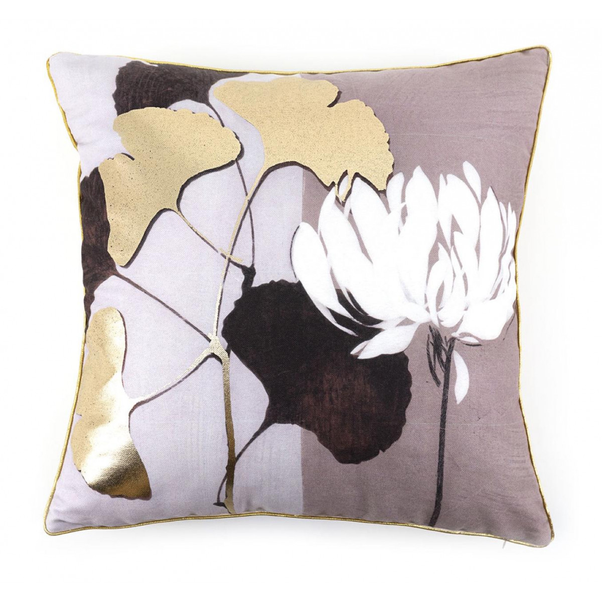 Coussin Polyester Polylin Blanc 45x10x45cm -, DECORATION D’AUTREFOIS