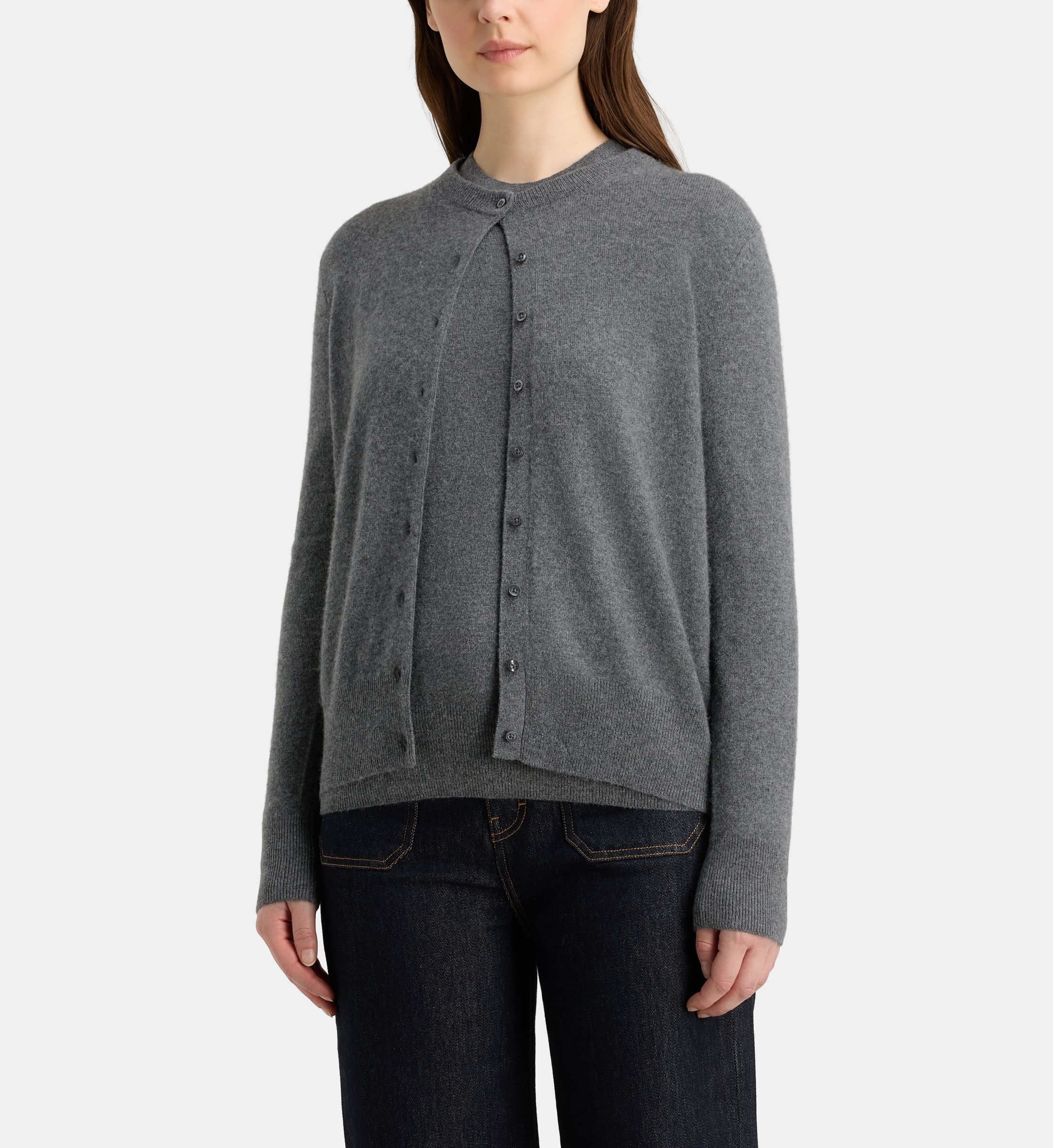 Cardigan droit zacao en cachemire, GALERIES LAFAYETTE