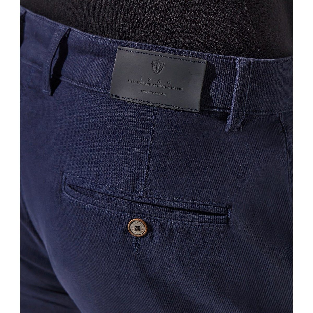 Pantalon chino vileret bleu marine Izac La Redoute