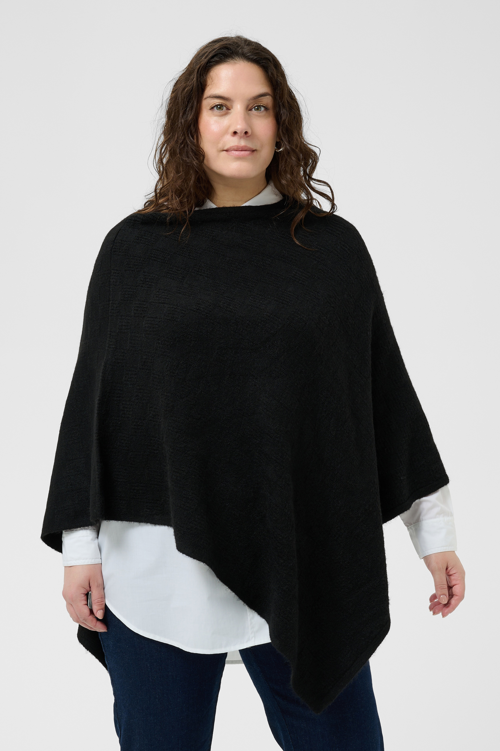 Poncho, KAFFE CURVE