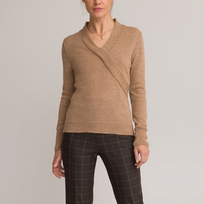 Chunky Knit Jumper with V-Neck ANNE WEYBURN