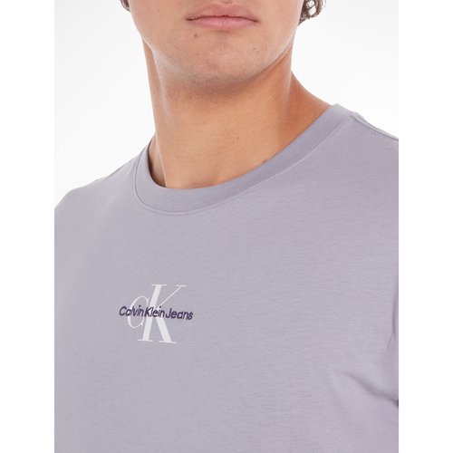 T-shirt mit markenschriftzug und monogramm violett Calvin Klein Jeans | La  Redoute