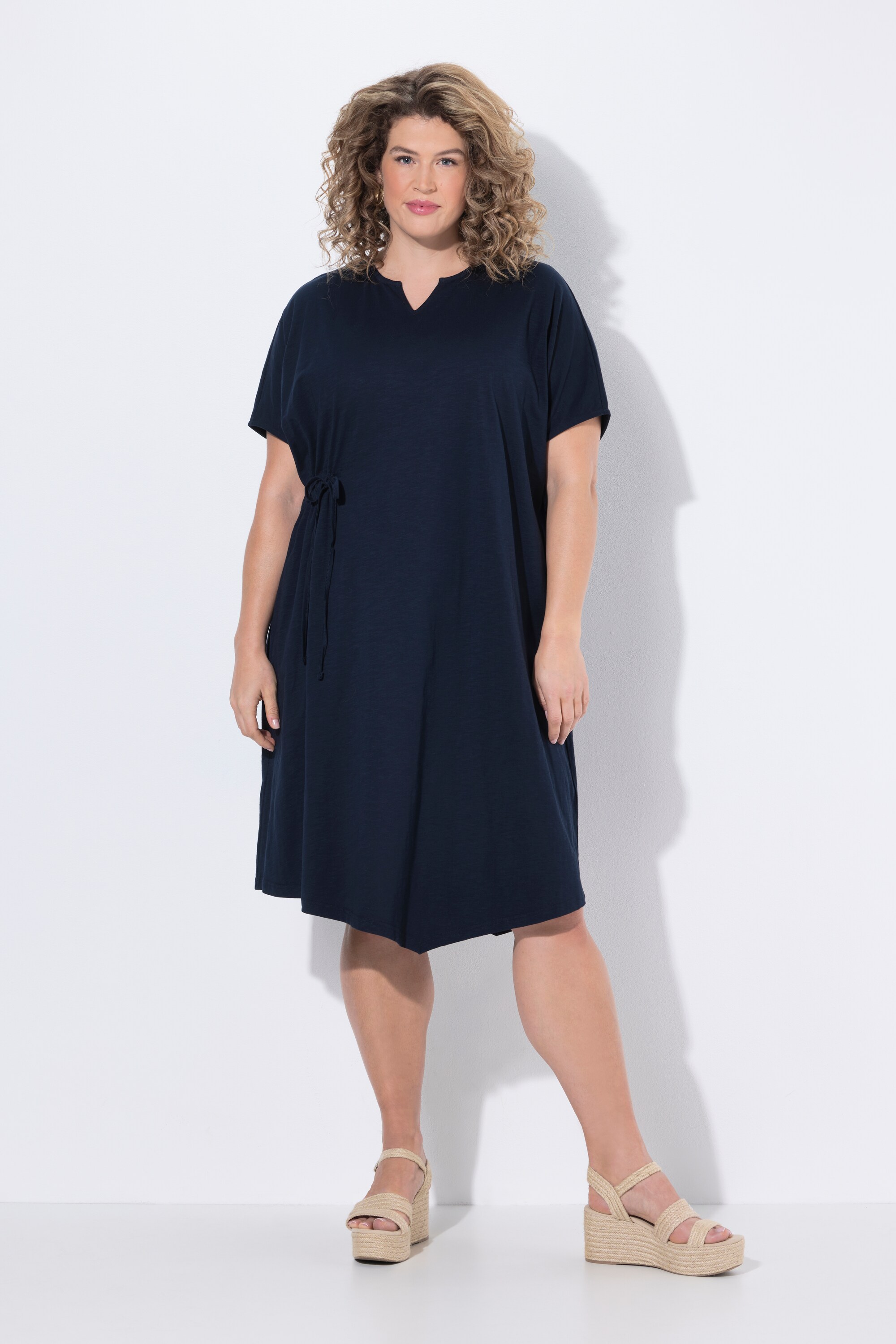 Robe midi en coton bio, ULLA POPKEN
