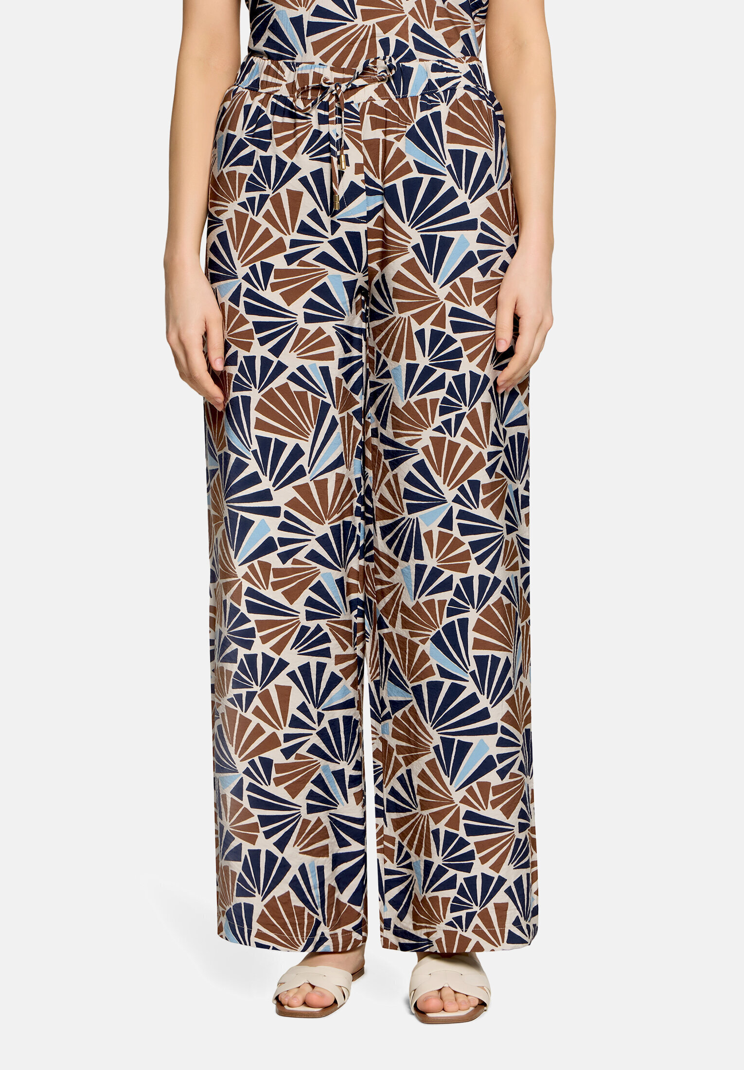 Pantalon à enfiler à imprimé, BETTY & CO