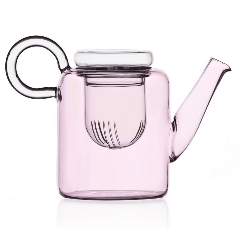 Théière design verre filtre PIUMA Big, ICHENDORF