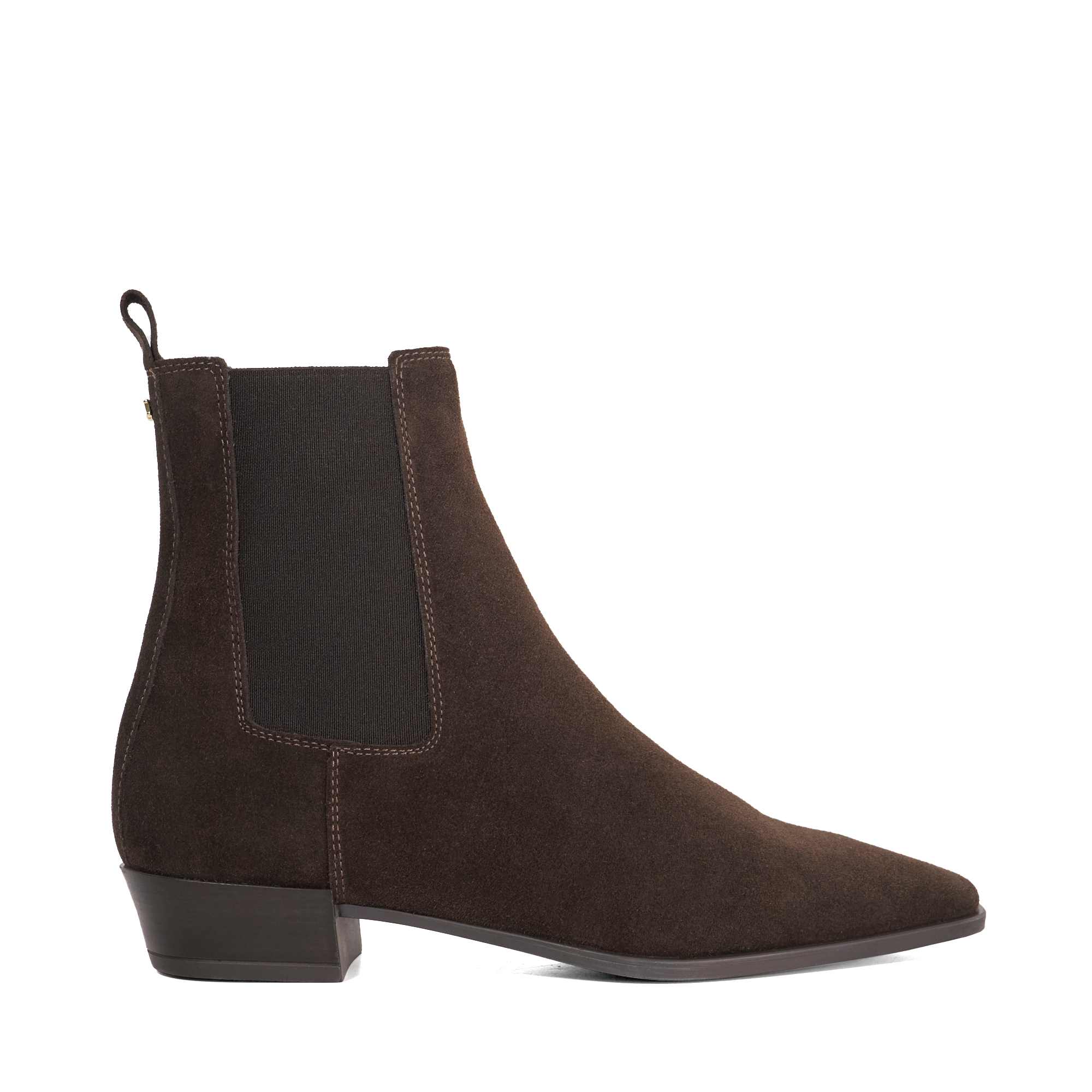 Bottines Chelsea à petit talon et bout ciselé - PARKAS, DUNE LONDON