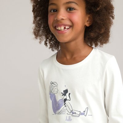 Pack of 4 T-Shirts in Cotton with Long Sleeves LA REDOUTE COLLECTIONS