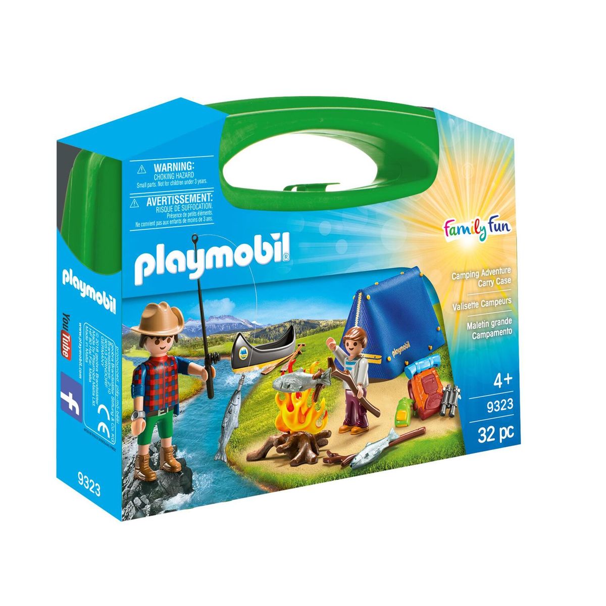 Playmobil 9323 valisette campeurs- - sports et action - family fun