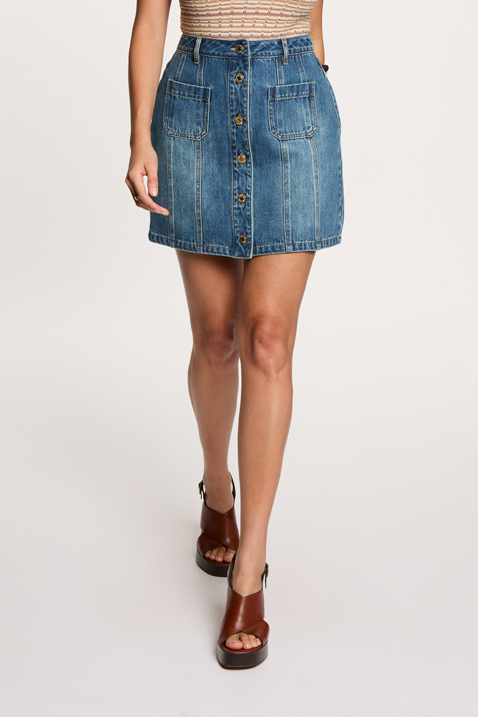 Pull ajusté col v, MORGAN