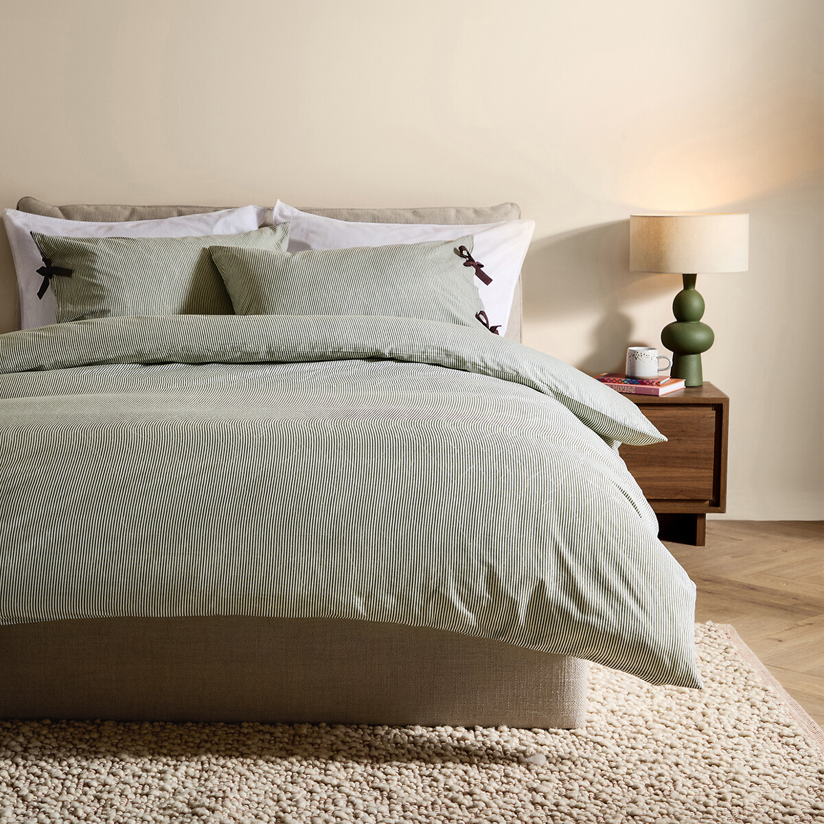 MADE.COM Ansel 100% Cotton Duvet Cover and Pillowcase Set, MADE