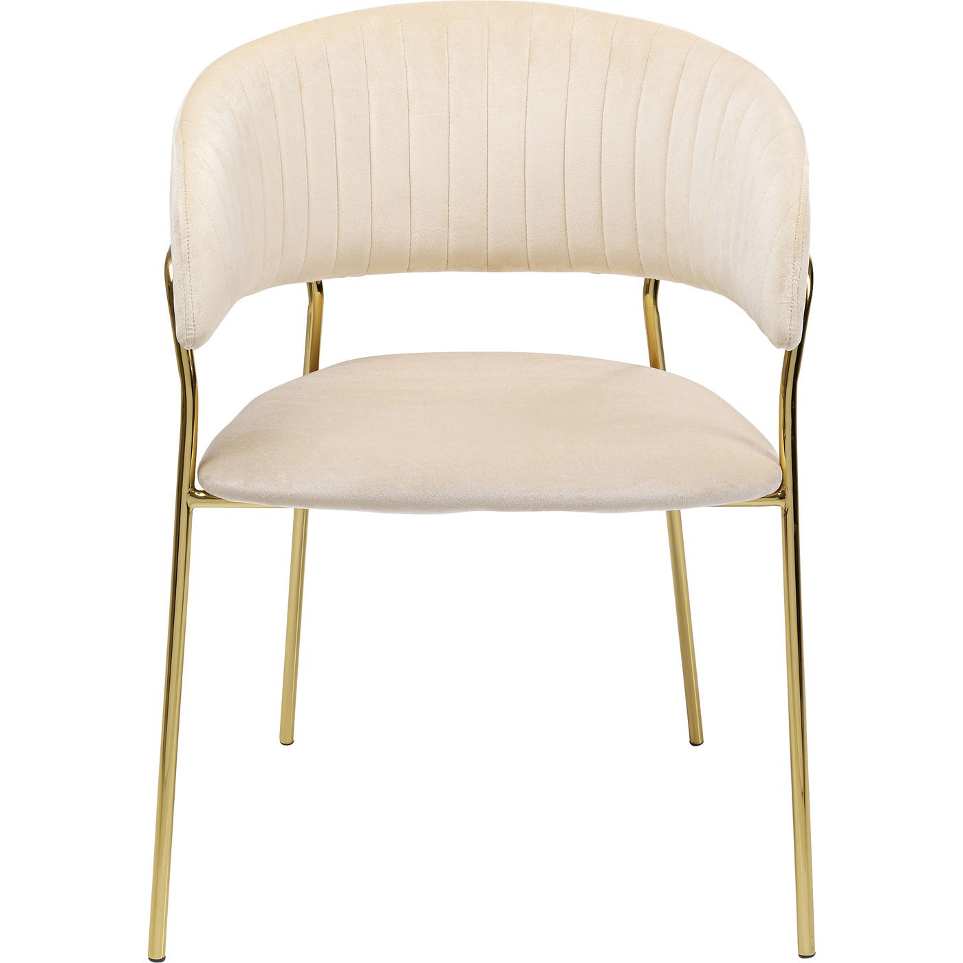Chaise avec accoudoirs en velours, BELLE, KARE DESIGN