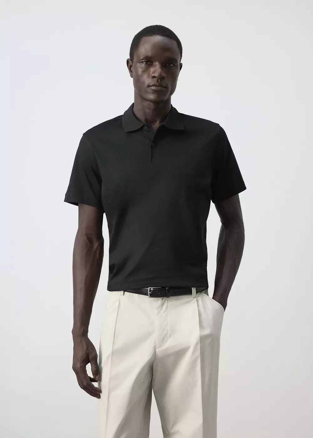 Polo coton regular-fit, MANGO MAN