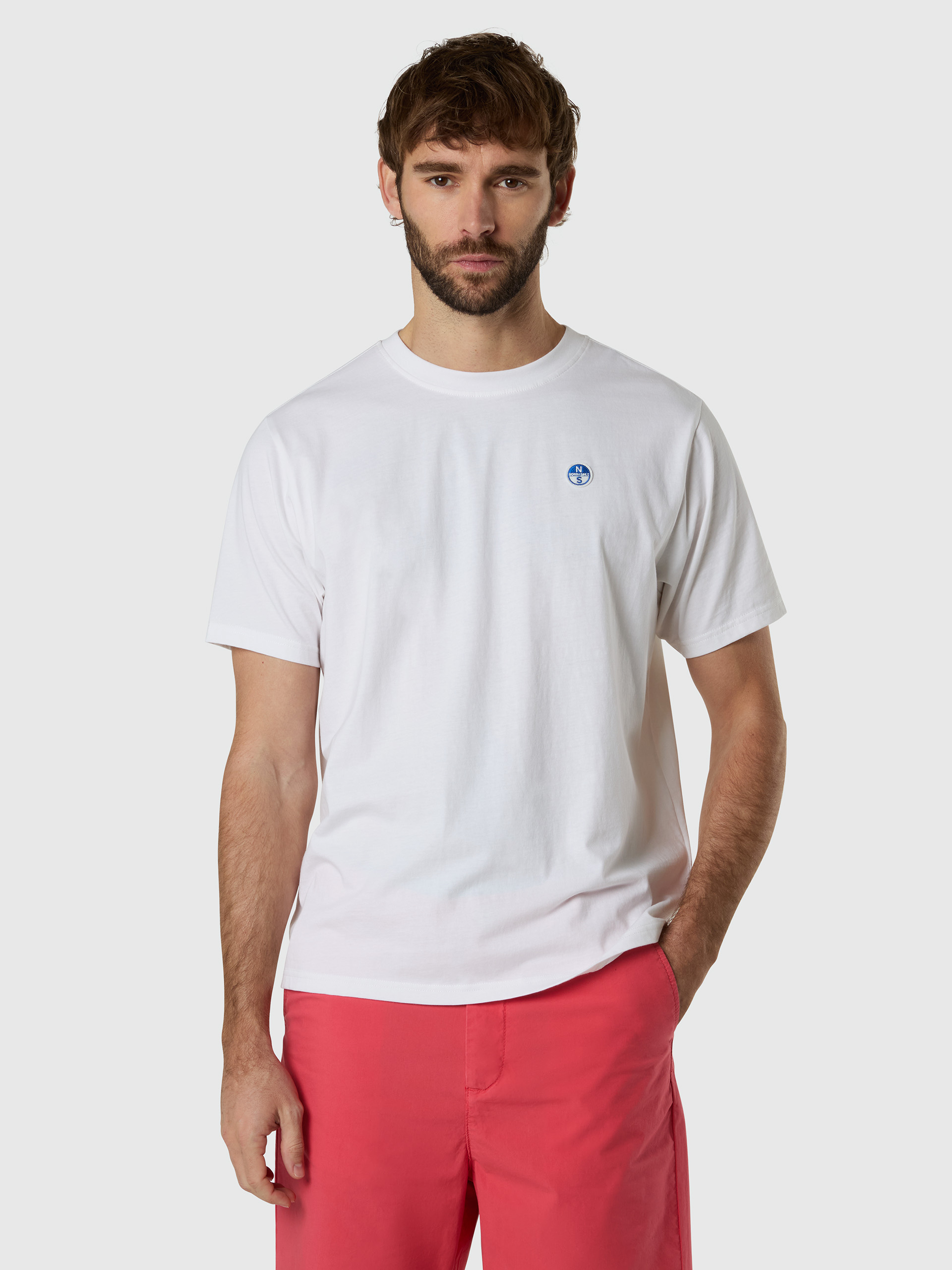T-shirt avec écusson de logo, NORTH SAILS
