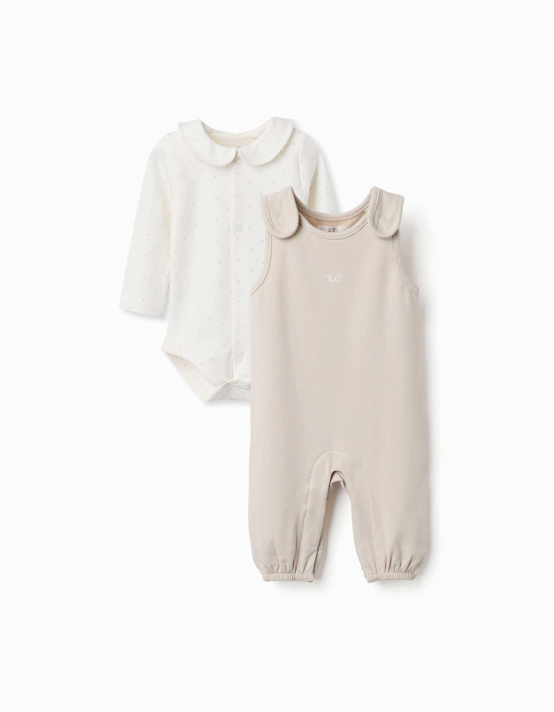 Ensemble body et combinaison en coton, ZIPPY