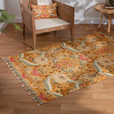 Charais Cotton Tasselled Indoor Rug SO'HOME
